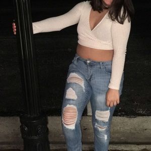 Long sleeve crop top!